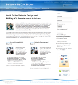 Solutions by O.G. Brown - Java Web Applications Developer & PHP/MySQL Web Developer